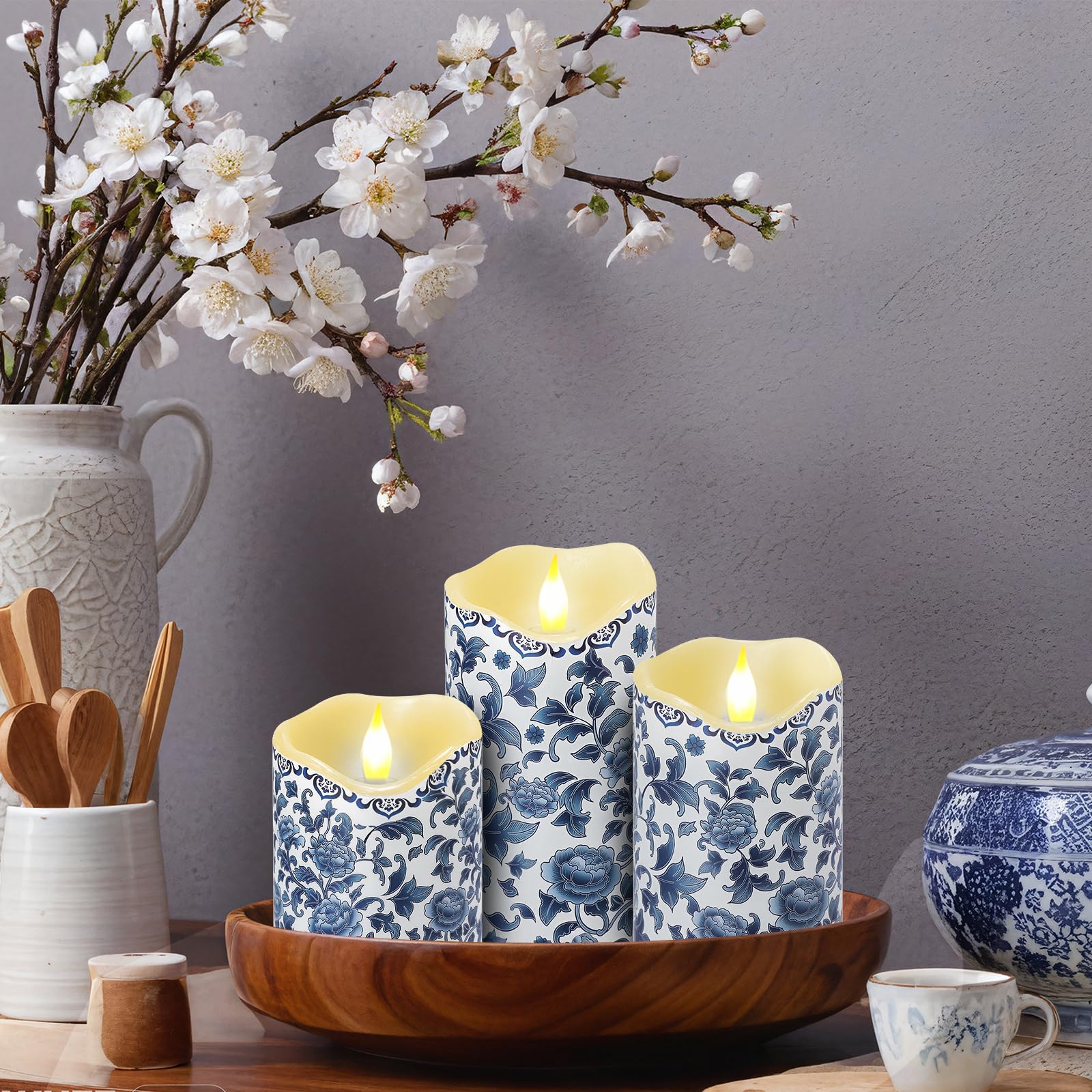 Lebaley flameless, smokeless candle provides safe, worry-free lighting for families.