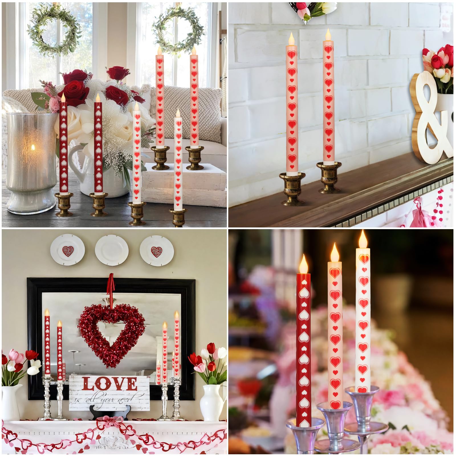 Lebaley gift pack valentines day candles for romance.