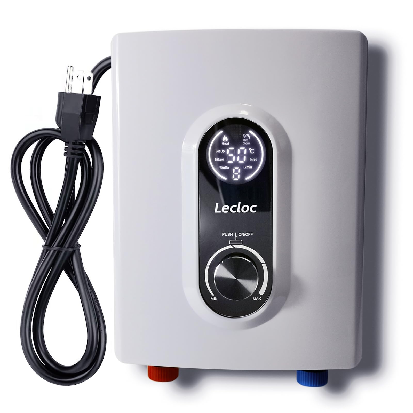 LECLOC mini tankless with LED display for precise temperature control.