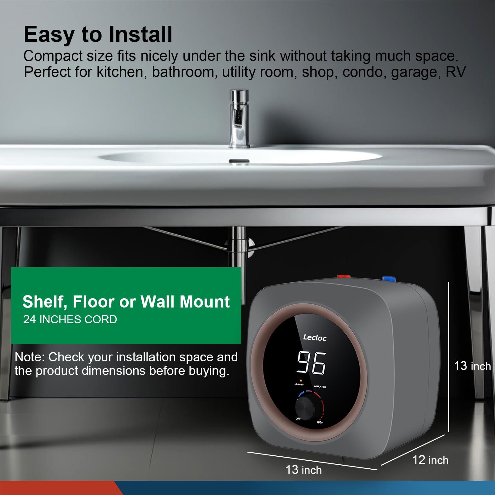 Overheat auto-reset protection for safe operation
