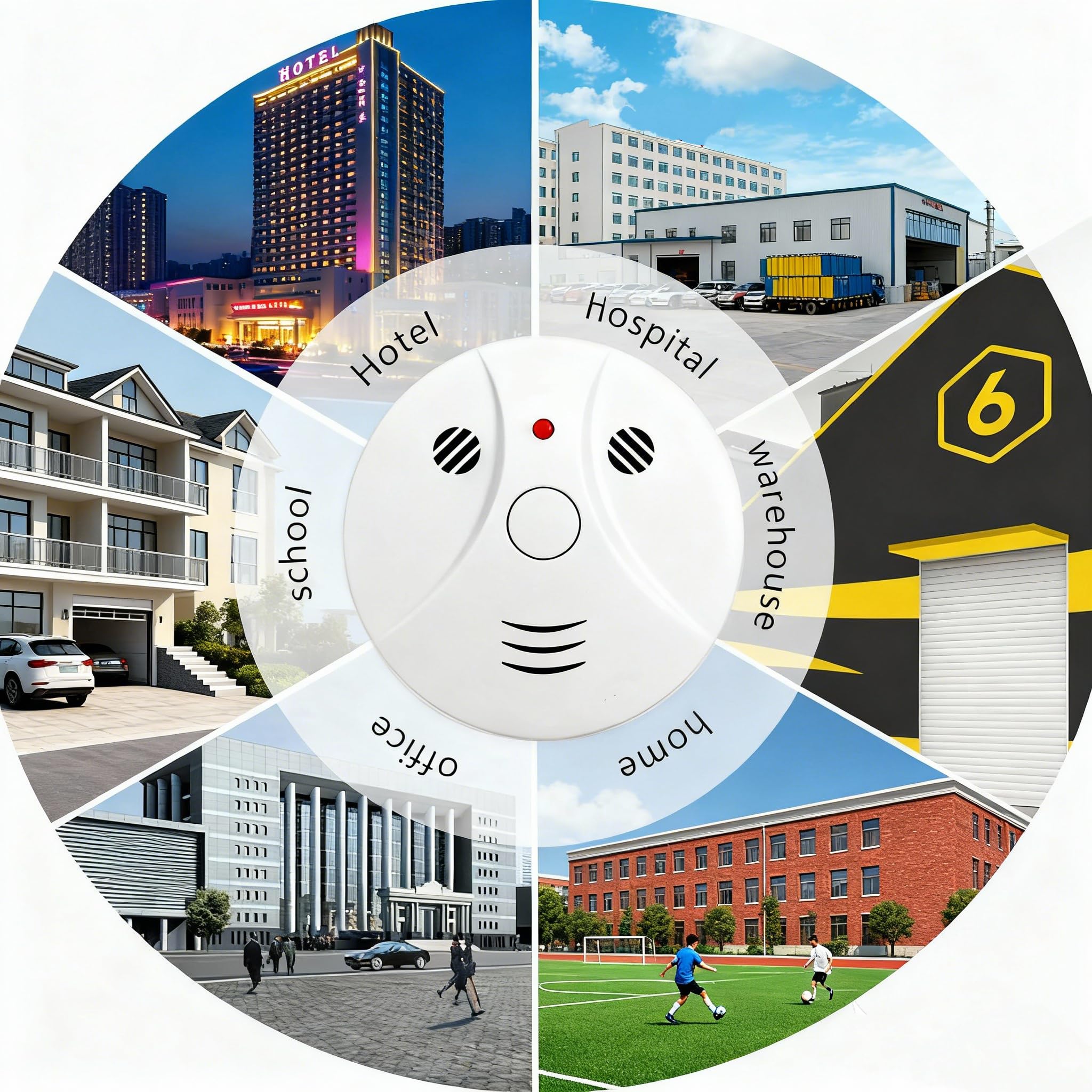 Lecoolife portable detector in use during travel and home