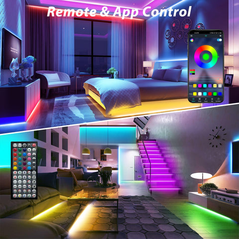 Ledagic music-sync LED strip lighting reacting to rhythm