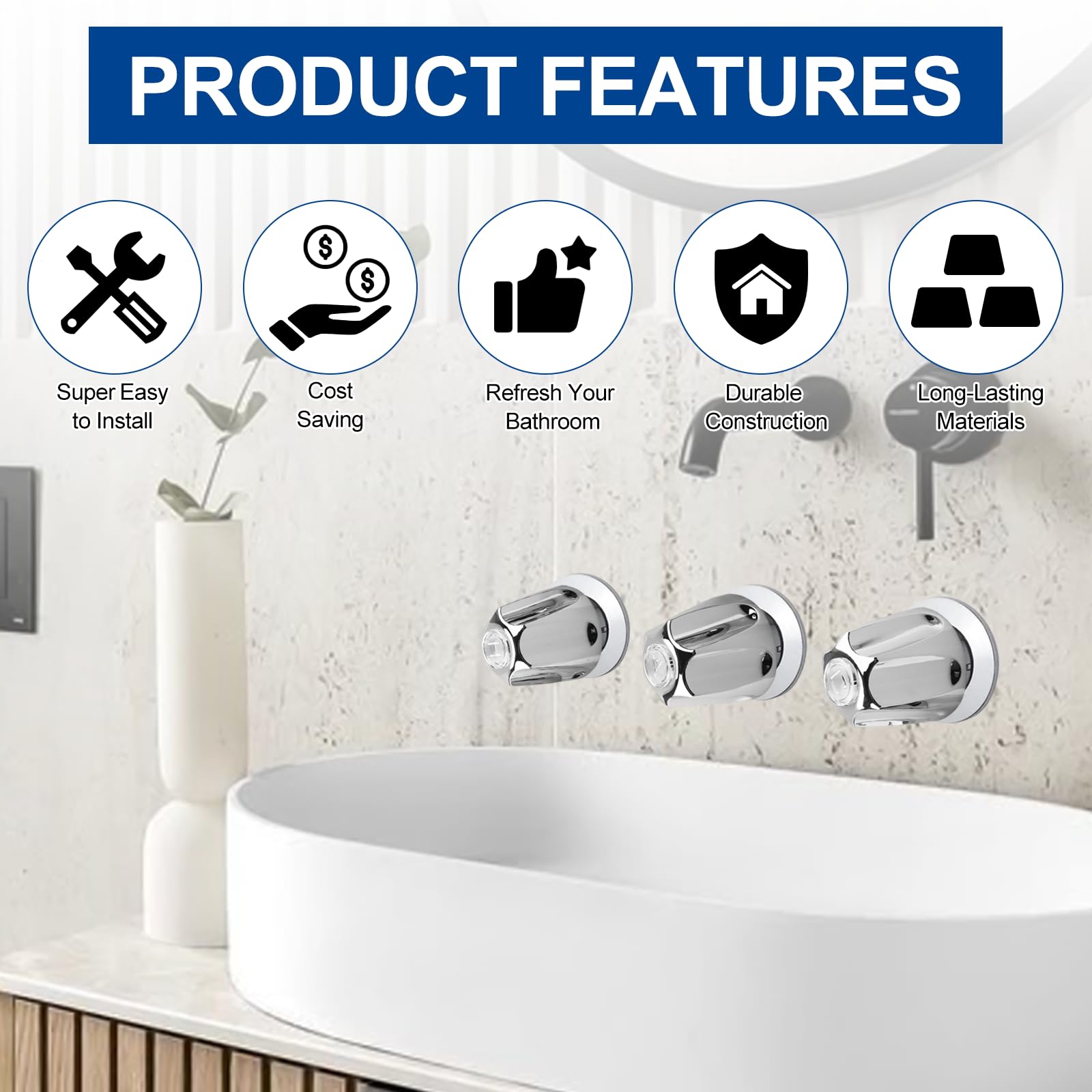 LEDBarz 81428 handle with indexing buttons for intuitive switch control