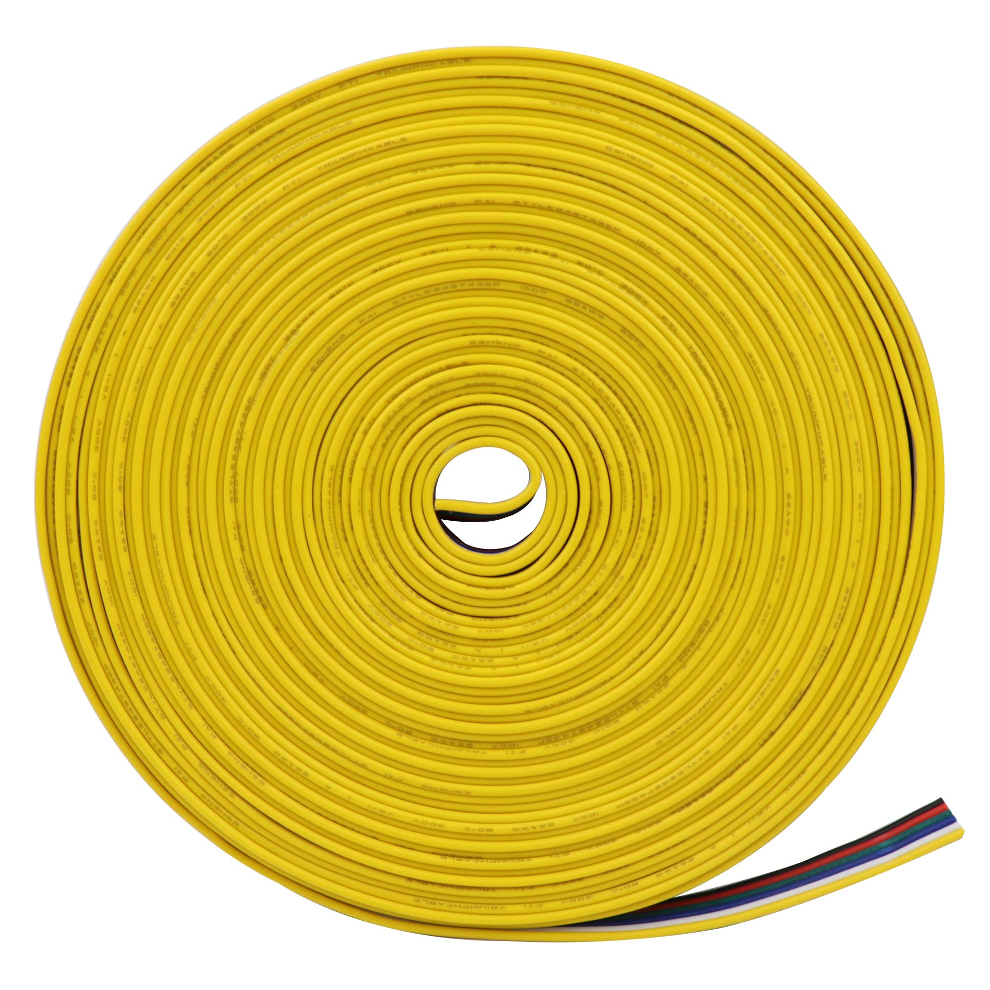 LEDENET mixed-color wires enabling quick wiring for vibrant lighting setups