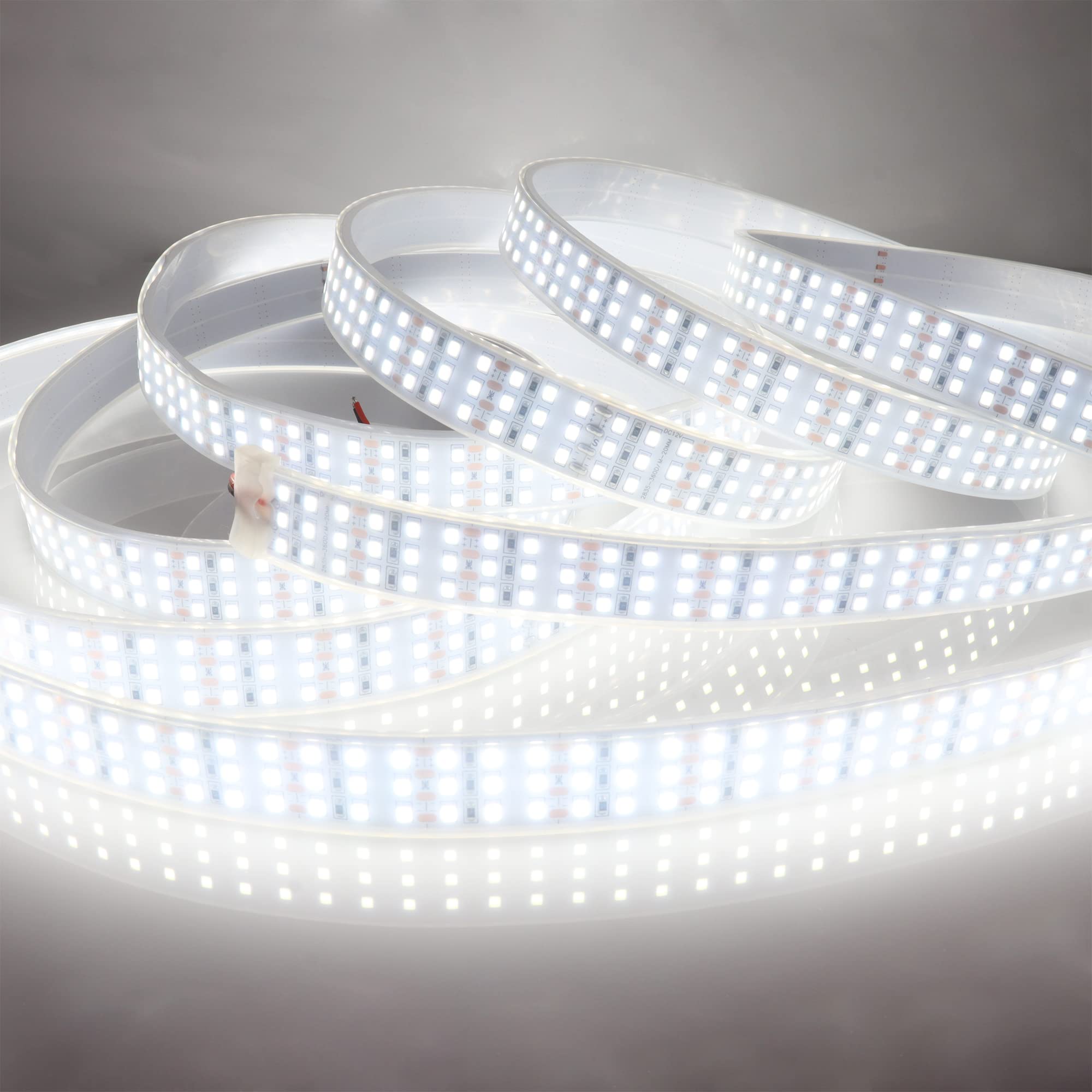 LEDENET triple-row strip 16.4ft provides bright ambient lighting for spaces.