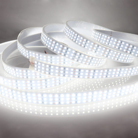 LEDENET triple-row strip 16.4ft provides bright ambient lighting for spaces.