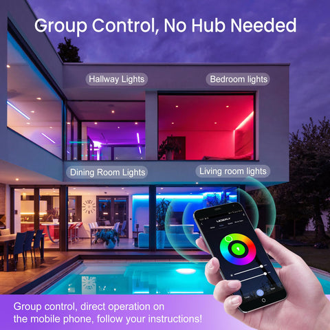 LEDEPLY G9 supports Alexa and Google Assistant for hands-free control.