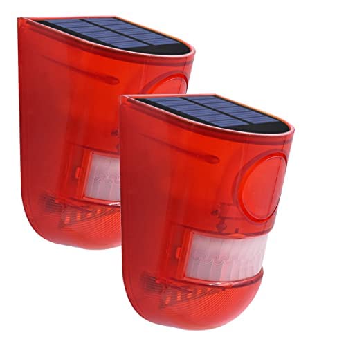 LEDHOLYT 2 solar panel powering outdoor motion alerts