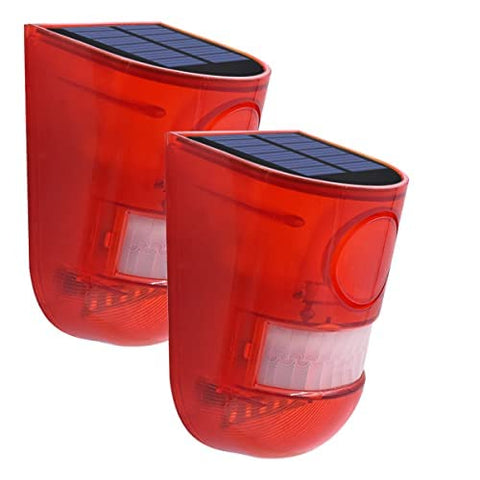 LEDHOLYT 2 solar panel powering outdoor motion alerts