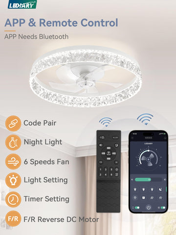 LEDIARY 3130-lumen output provides bright, even illumination.