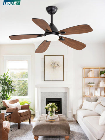 LEDIARY indoor/outdoor ceiling fan ideal for patios and rooms
