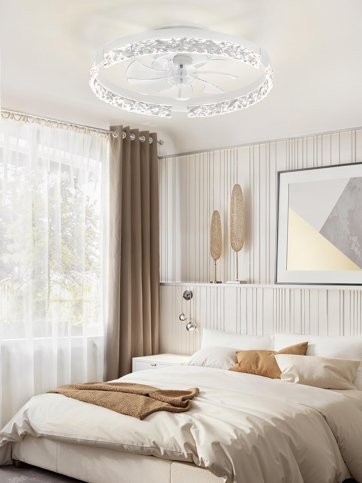 LEDIARY copper motor delivers smooth, quiet operation for restful evenings.