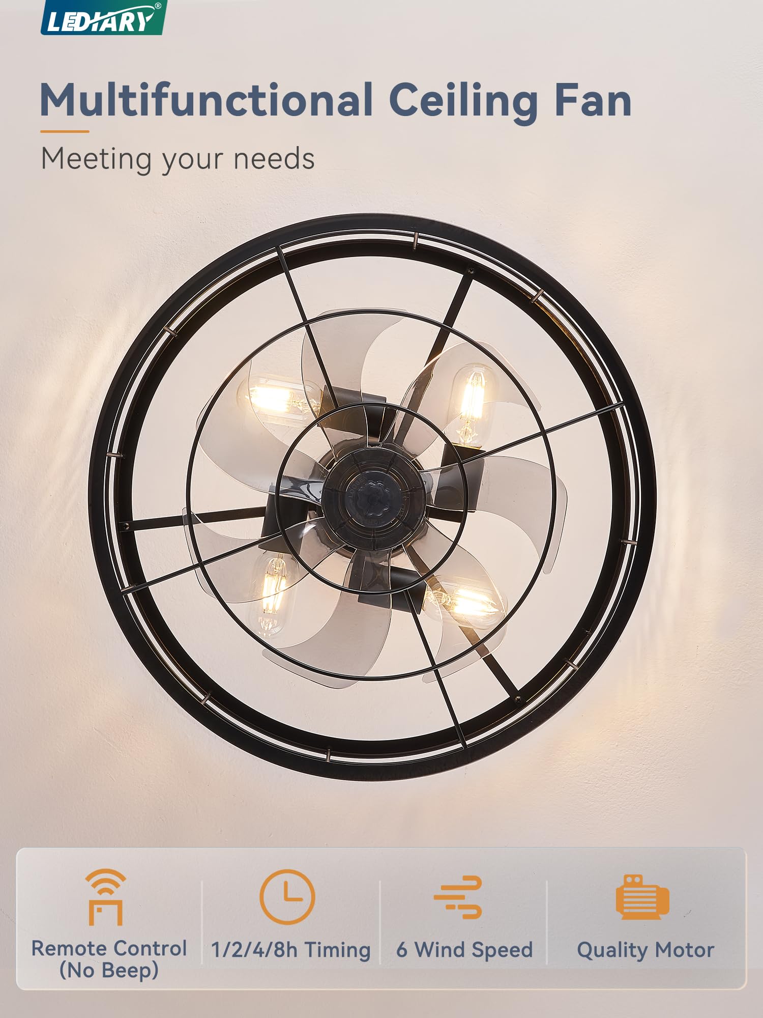 LEDIARY down-rods enable flexible mounting heights for varying ceiling heights.
