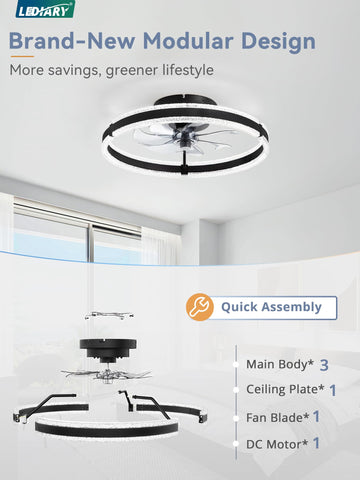 LEDIARY easy-assembly guide speeds up installation.