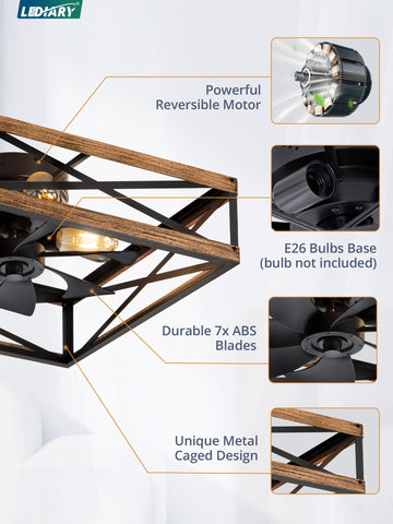 LEDIARY easy assembly enables quick installation without extra electrician costs.