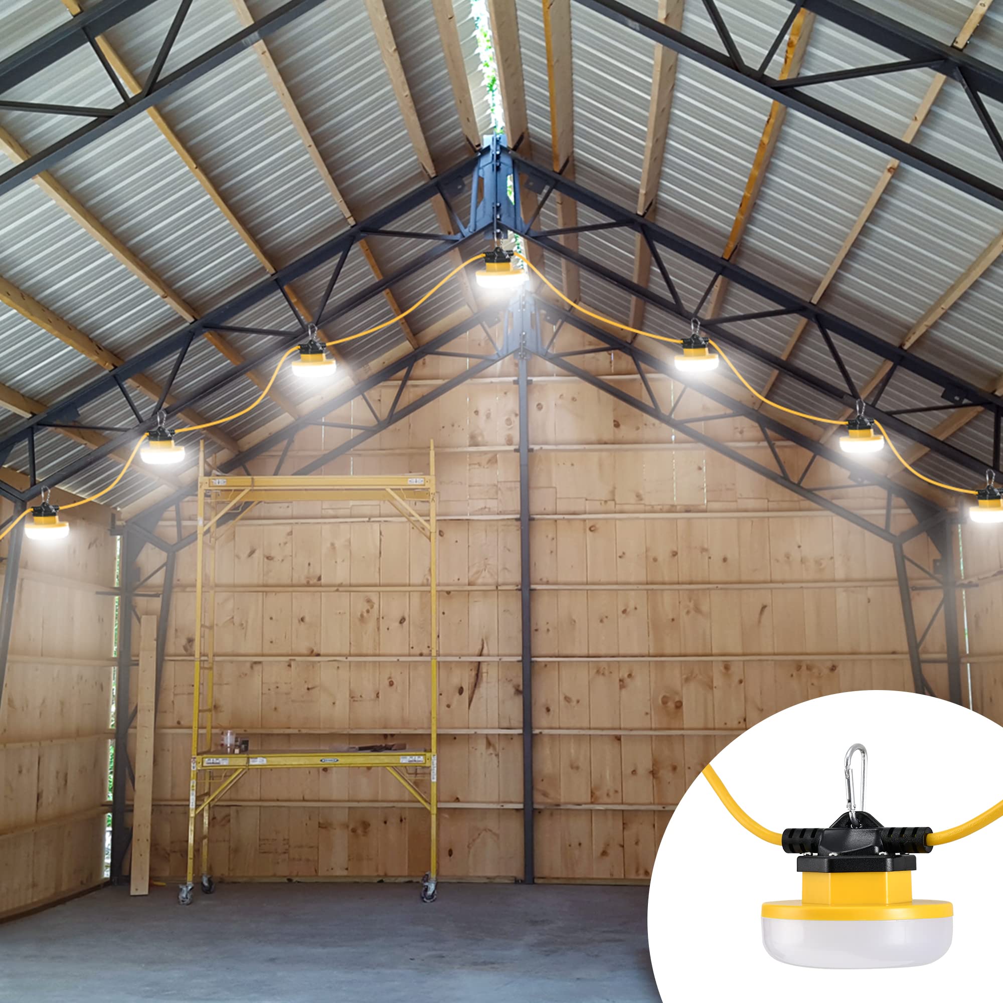 LEDIARY ETL-listed construction light with durable housing