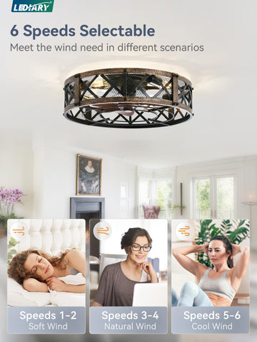 LEDIARY flush mount design saves ceiling space in small rooms