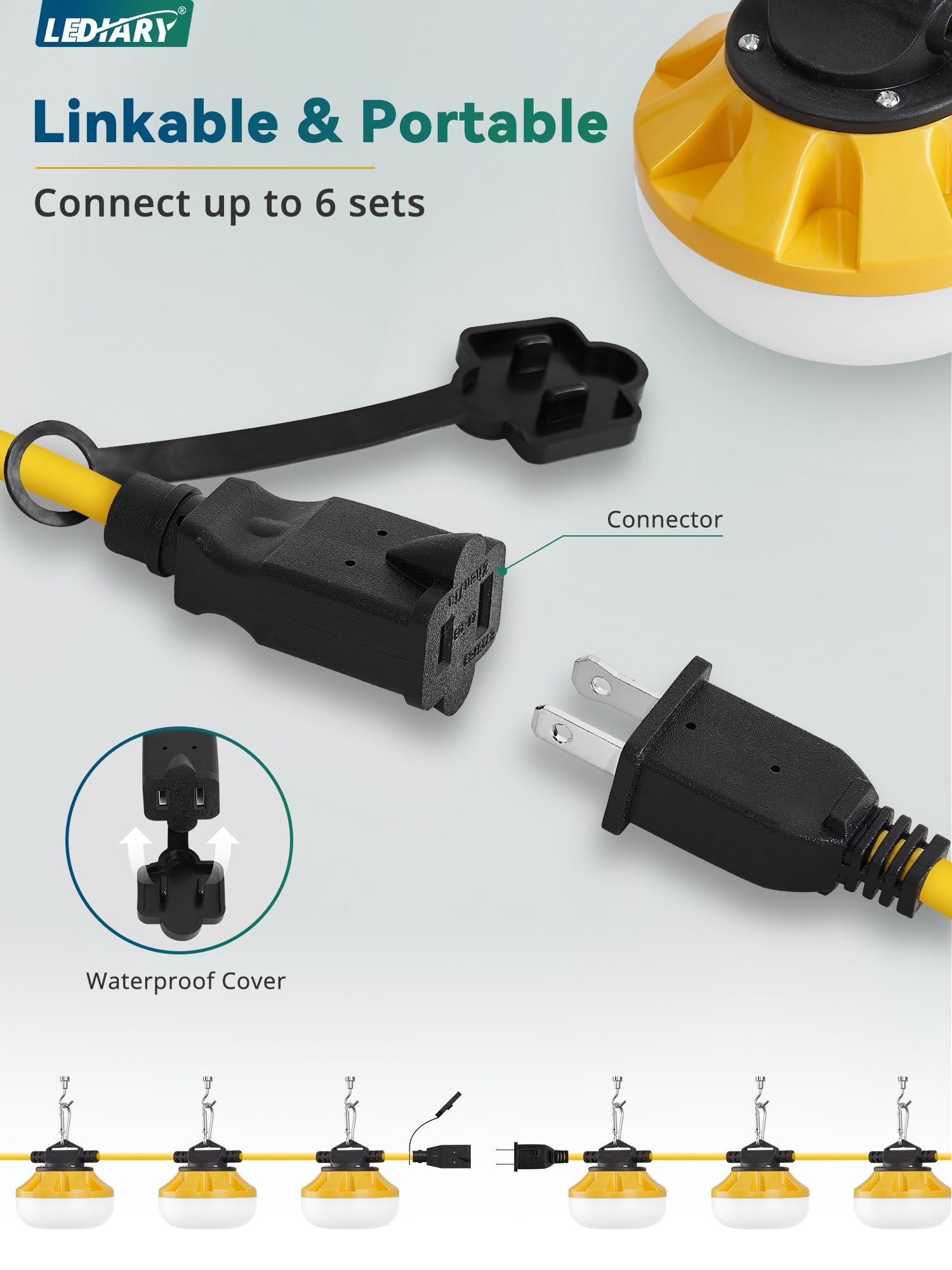 LEDIARY IP65 waterproof IK10 rugged design withstands outdoor conditions