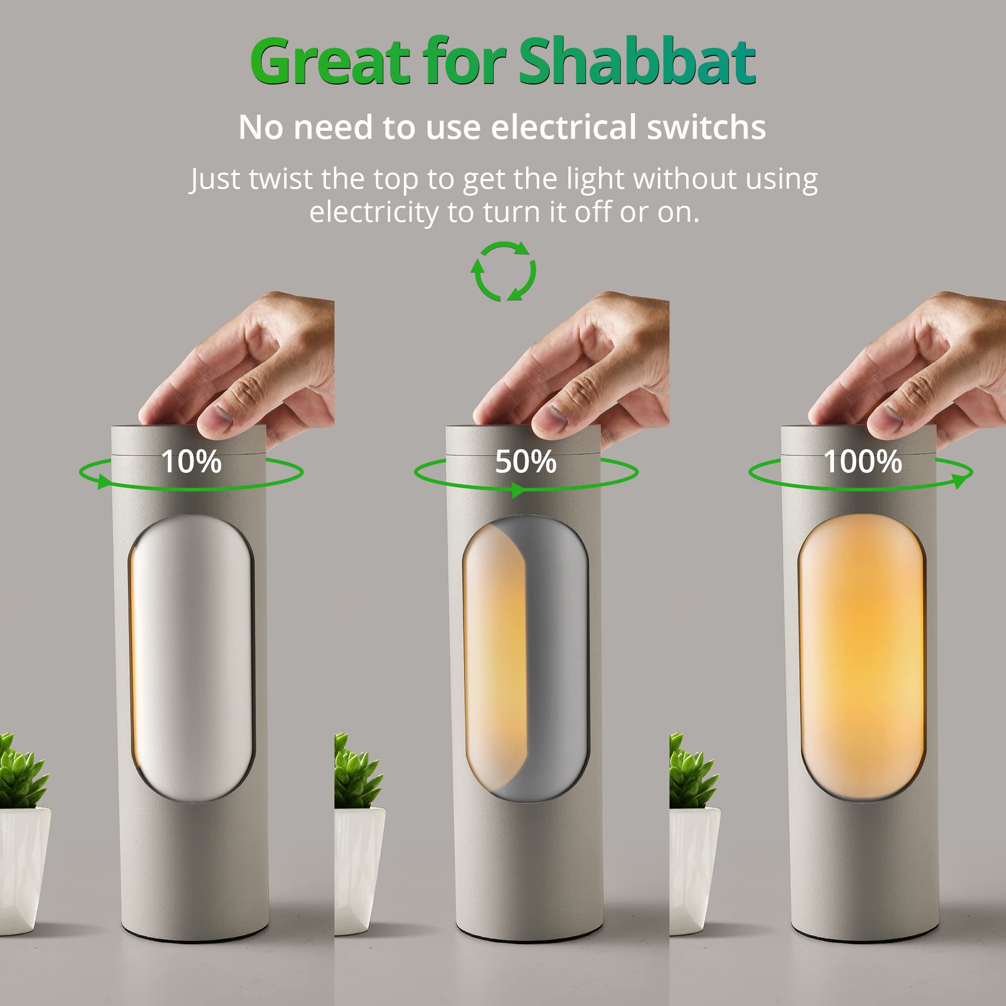 LEDIARY Kosher Lamp includes a bulb for easy setup.