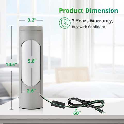 LEDIARY Kosher Lamp emits warm 3000K light for cozy evenings.