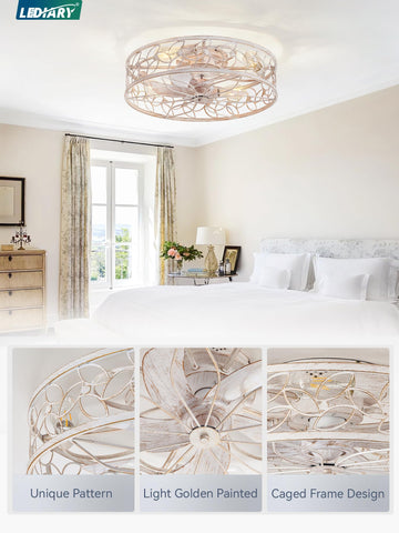 LEDIARY low-profile design supports quiet cooling in bedrooms.