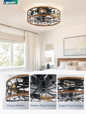 LEDIARY low-profile flush mount fits compact rooms