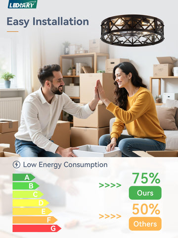 LEDIARY quiet DC motor emphasizes energy-efficient, silent performance