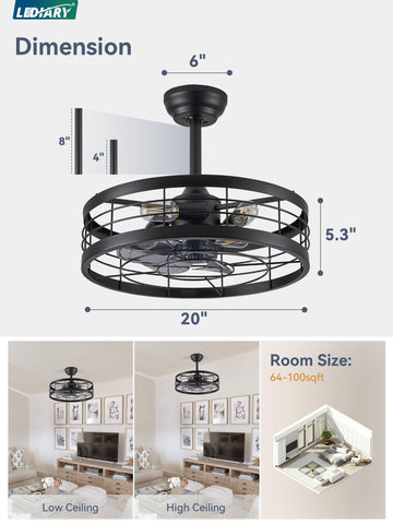 LEDIARY quiet motor keeps evenings peaceful in bedrooms and living rooms.