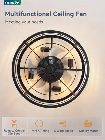 LEDIARY energy-efficient LED light with soft ambient illumination