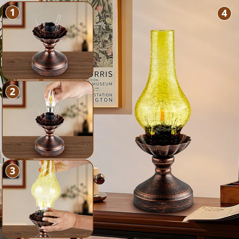 LEDIKON lamp offers subtle ambient lighting for bedroom and living spaces.