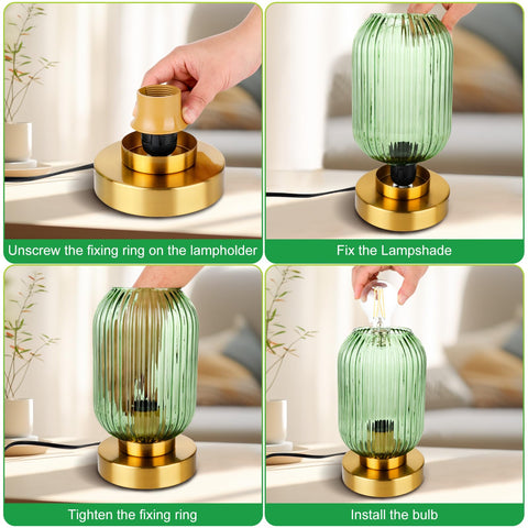 LEDIKON-small-bedside-lamp complements modern and classic decor.