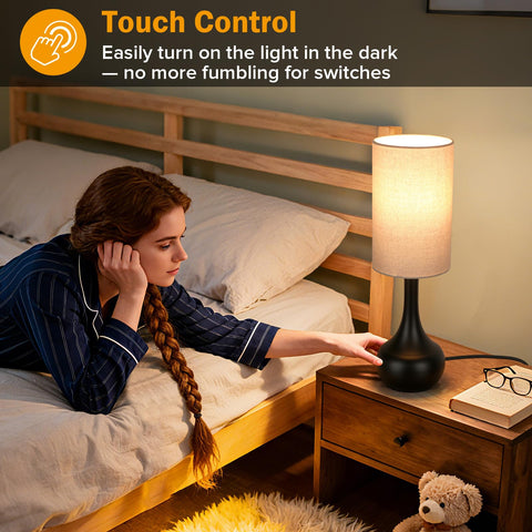 LEDIKON touch controls demonstrate effortless dimming for bedtime ambience