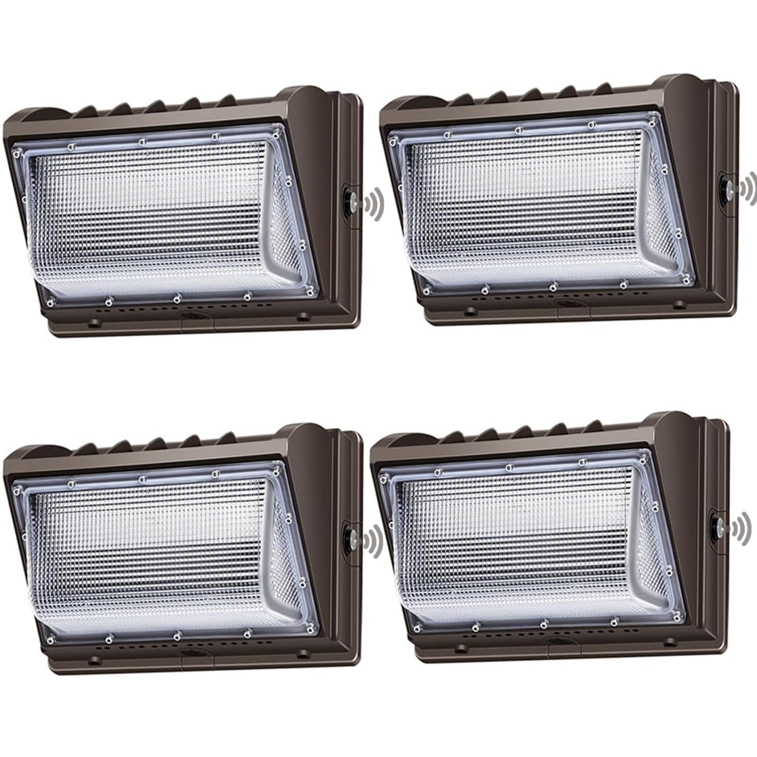 Ledmo outdoor wall pack with photocell for automatic dusk-to-dawn operation