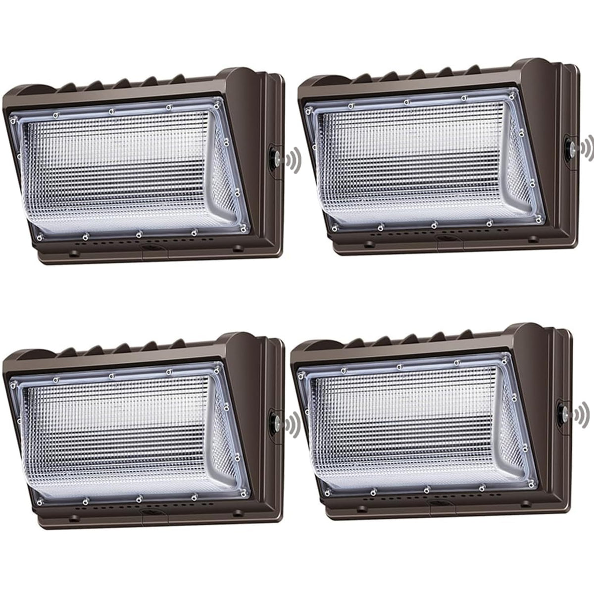 Ledmo outdoor wall pack with photocell for automatic dusk-to-dawn operation