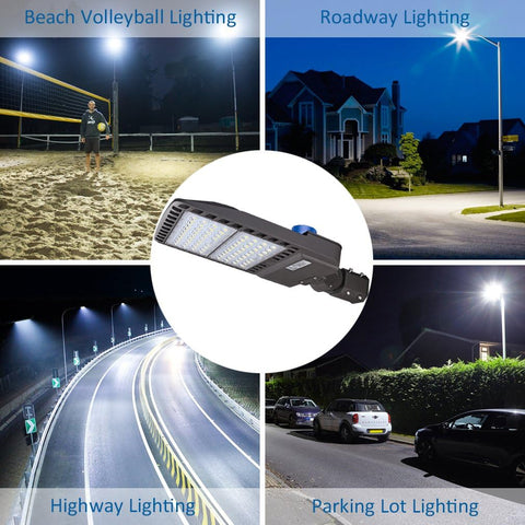 Ledmo stadium area security light covers wide spaces securely
