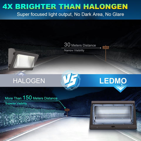 Ledmo tempered glass lens detail built for tough outdoor use.