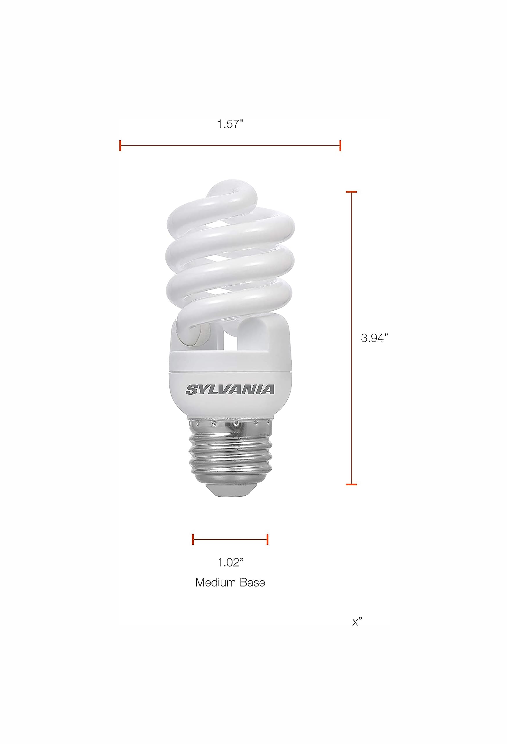 Energy-saving CFL bulb from LEDVANCE lowers operating costs vs incandescent.
