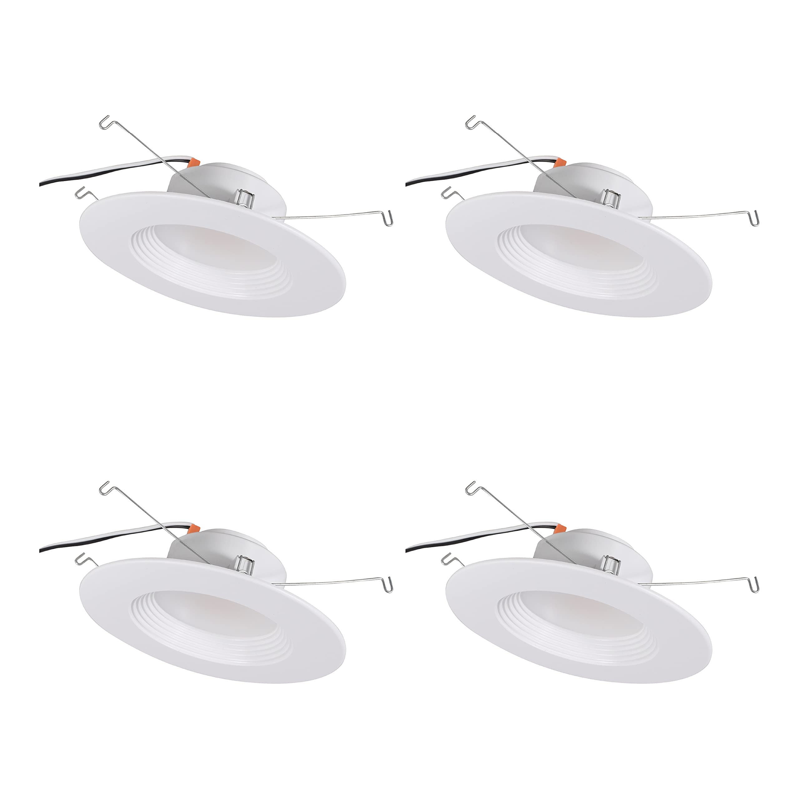 LEDVANCE Sylvania downlight with baffle trim showing glare reduction.