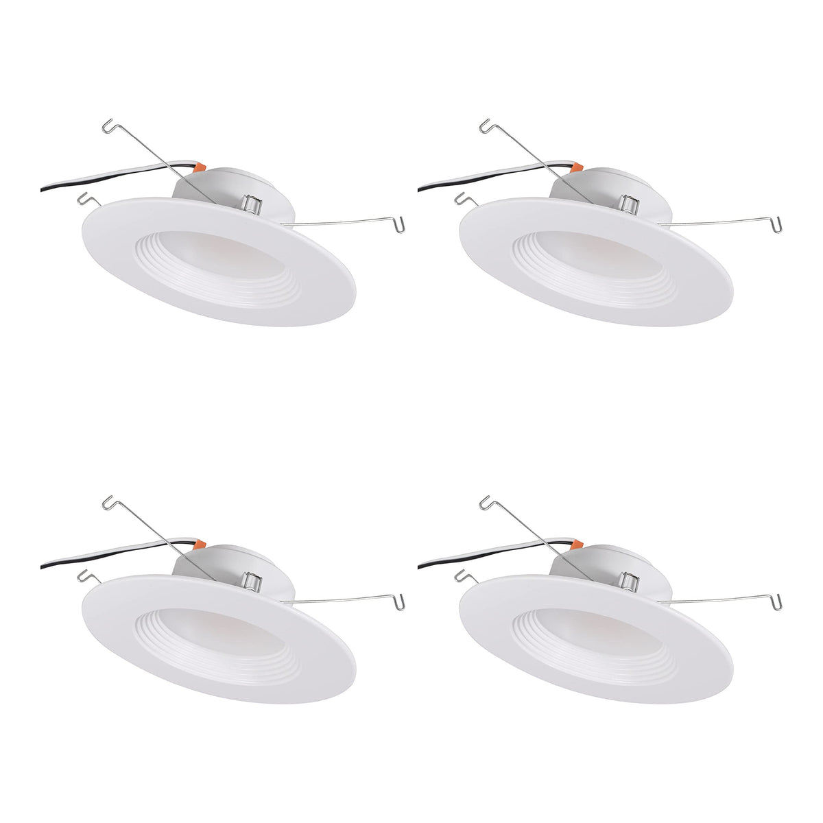 LEDVANCE Sylvania downlight with baffle trim showing glare reduction.