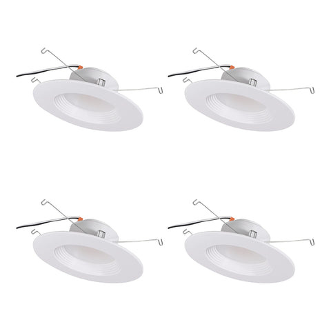 LEDVANCE Sylvania downlight with baffle trim showing glare reduction.