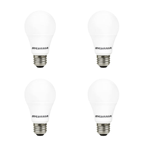LEDVANCE Sylvania A19 four-pack for consistent, long-lasting illumination.