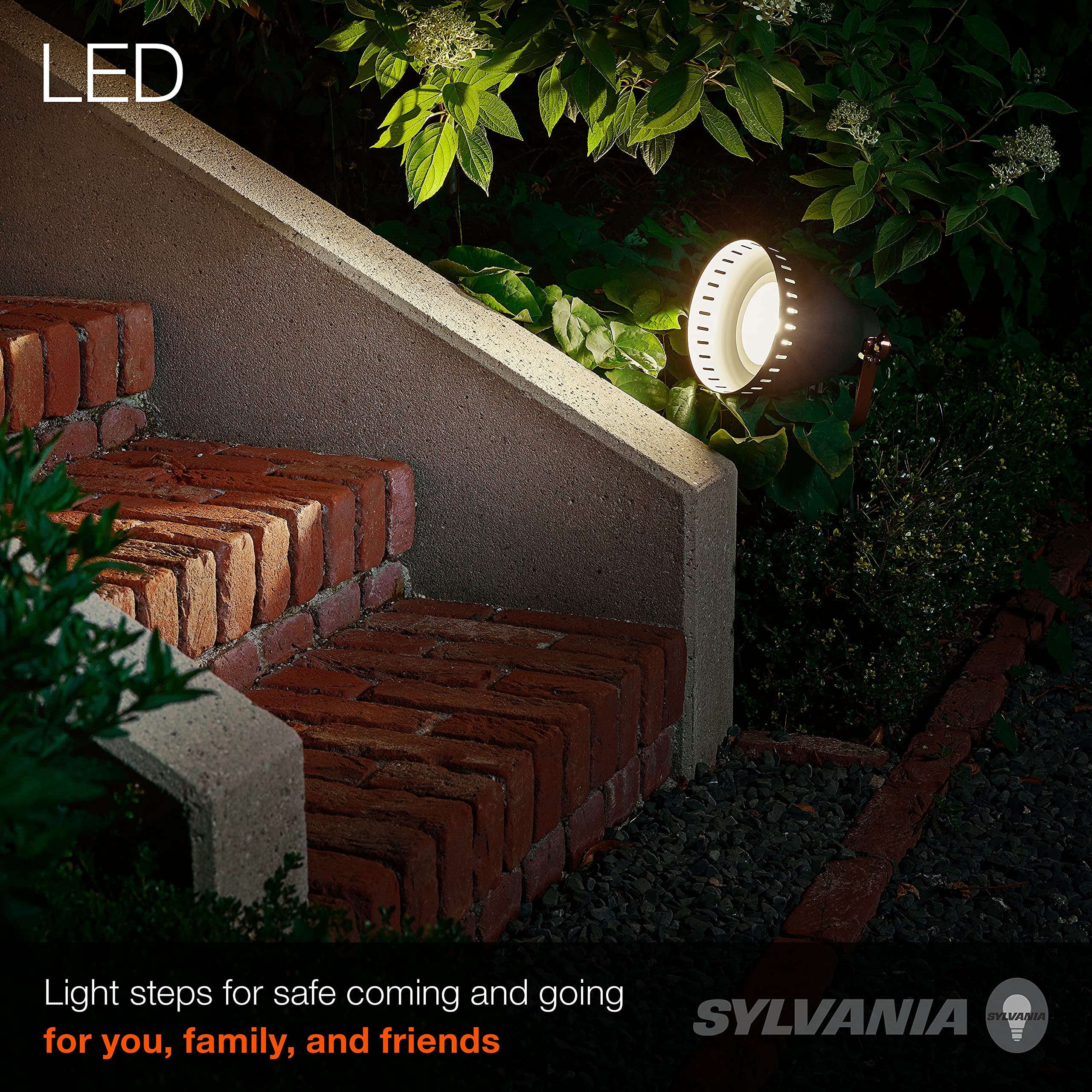 LEDVANCE Sylvania Night Chaser damp-rated A21 bulb for indoor use