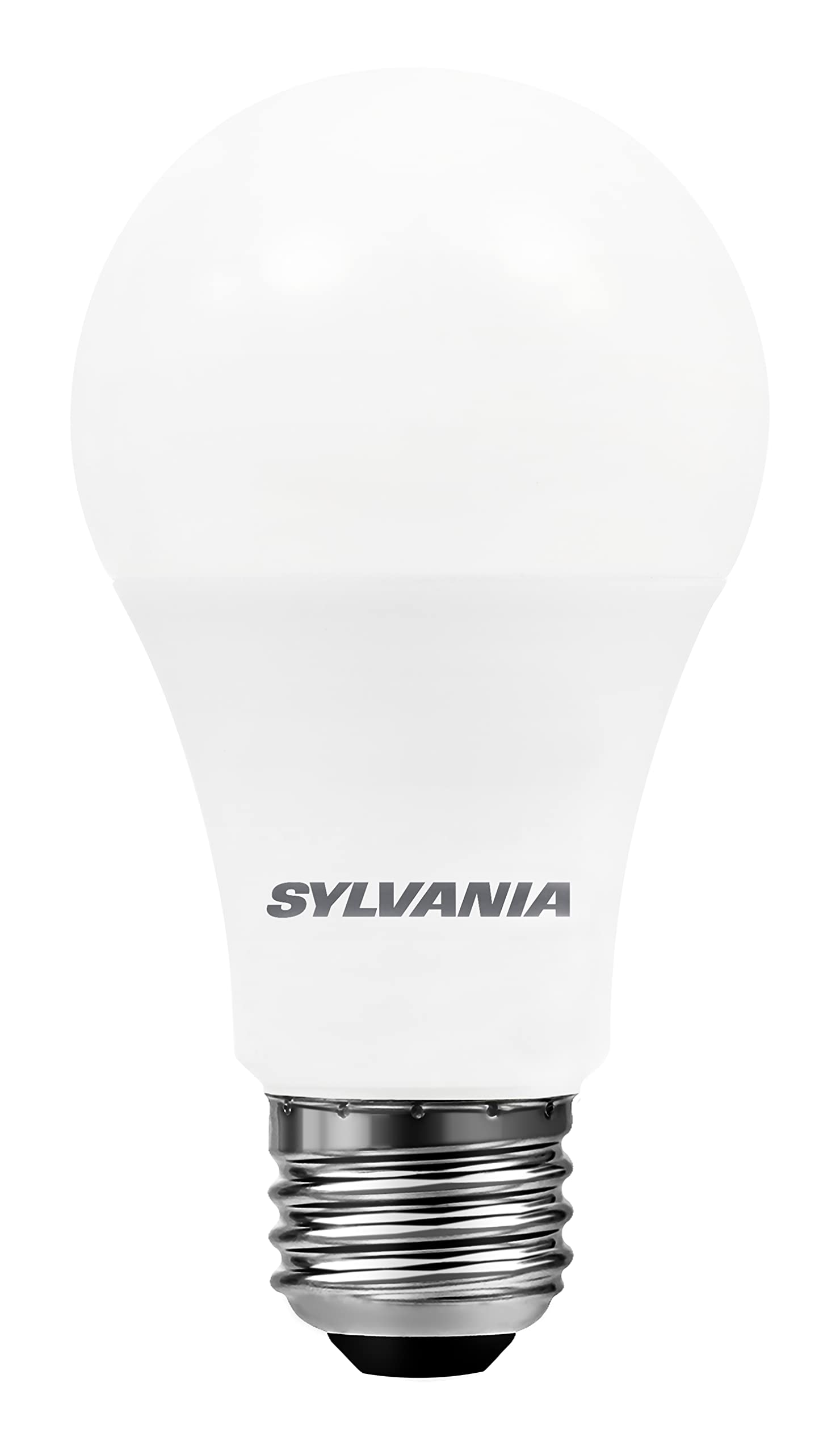 LEDVANCE Sylvania Night Chaser soft white 2700K A21 bulb in use