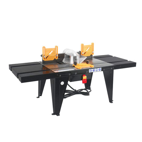 Leegol Electric benchtop router table main table for stable, precise cuts