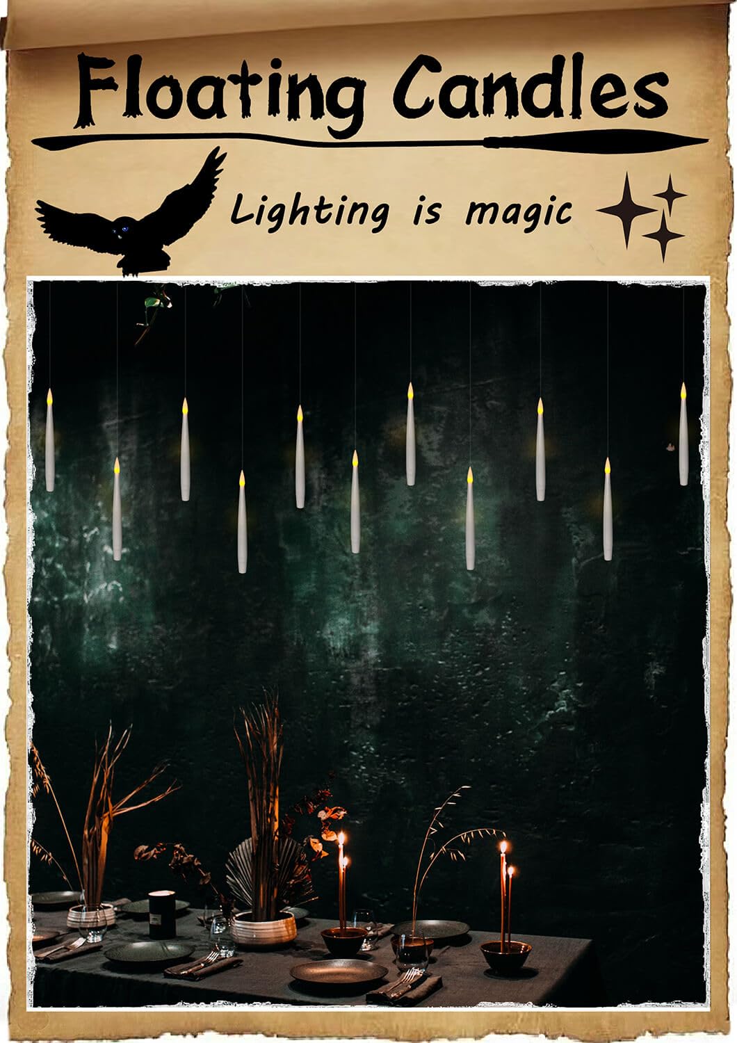 Leejec flameless candles provide safe ambiance around kids and pets.