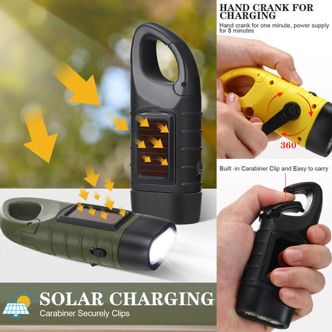Leelosp portable hand-crank flashlight design emphasizes secure grip and convenient use on the go.