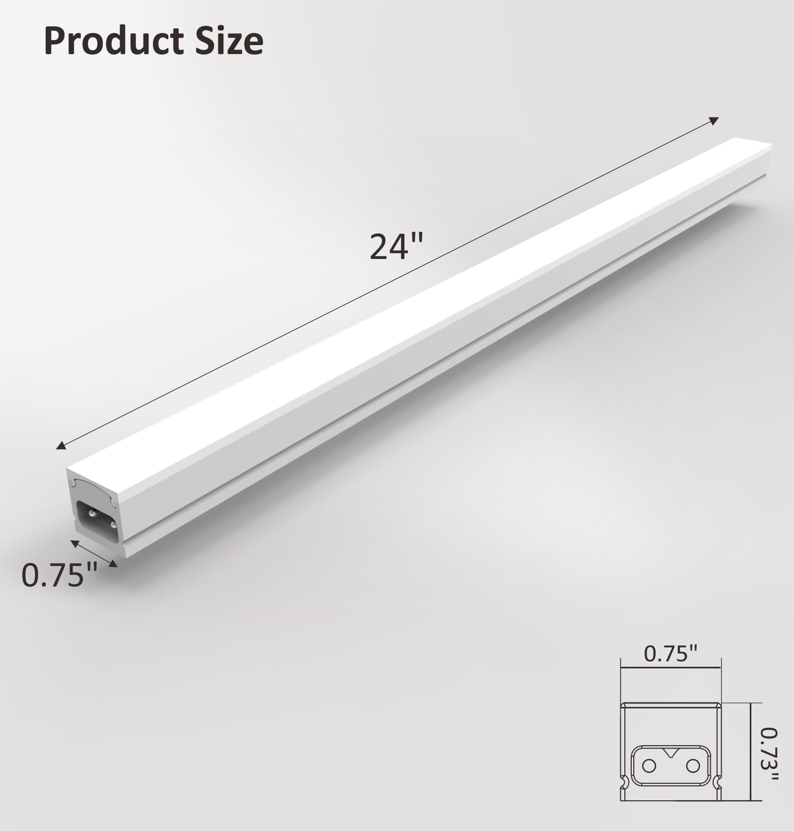 Leetdud sink and shelf lighting reduces glare while highlighting details