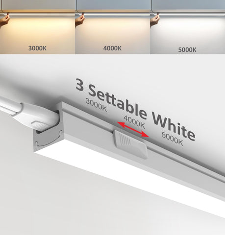 Leetdud ultra-slim under-cabinet light fits flush under shelves