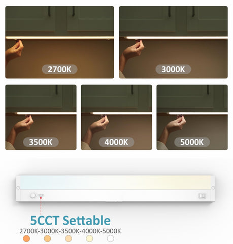 Leetdud under-cabinet light linkable setup enabling seamless multi-unit lighting