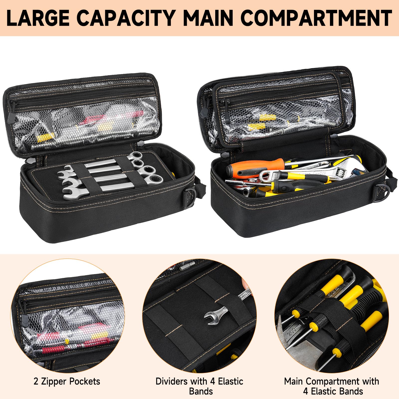 LEFOR-Z compact front pocket patch area for quick access and patches
